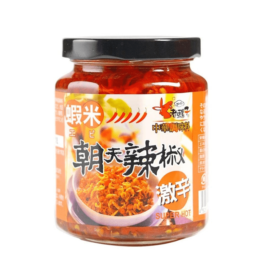 蝦米朝天辣椒醬 朝天エビ入り辛味調味料240g